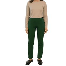 NWT Banana Republic Women Green Ponte Pant Slim Leg Pull On Pants Size S 1897892
