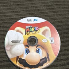 Super Mario 3D World (Nintendo Wii U) Disc Only - Great Condition