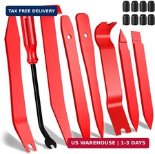 16 Pcs Auto Trim Removal Tool Kit with Non-Scratch Plastic Pry Tool Fastener Rem