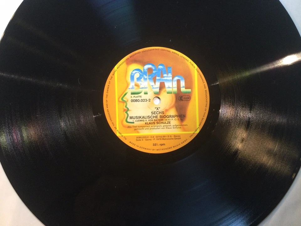 KLAUS SCHULZE - X / ELECTRONIC ROCK VINYL 1978 /2 LP / GATEFOLD / BRAIN 0080.023 - Bild 3 von 4