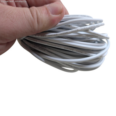 22 Gauge Wire 2 Conductor Electrical Wire 100FT, 22 AWG Flat 2 Wire Cable Tinned