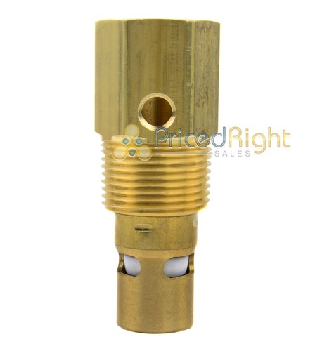 1" Male NPT X 3/4" Female NPT Air Compressor In Tank Check Valve Brass