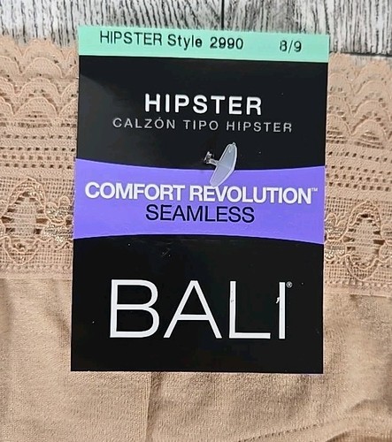 Bali Hipster 8/9 Comfort Revolution Seamless Calzon Tipo Beige #2990 Lot of 2 - Picture 5 of 8