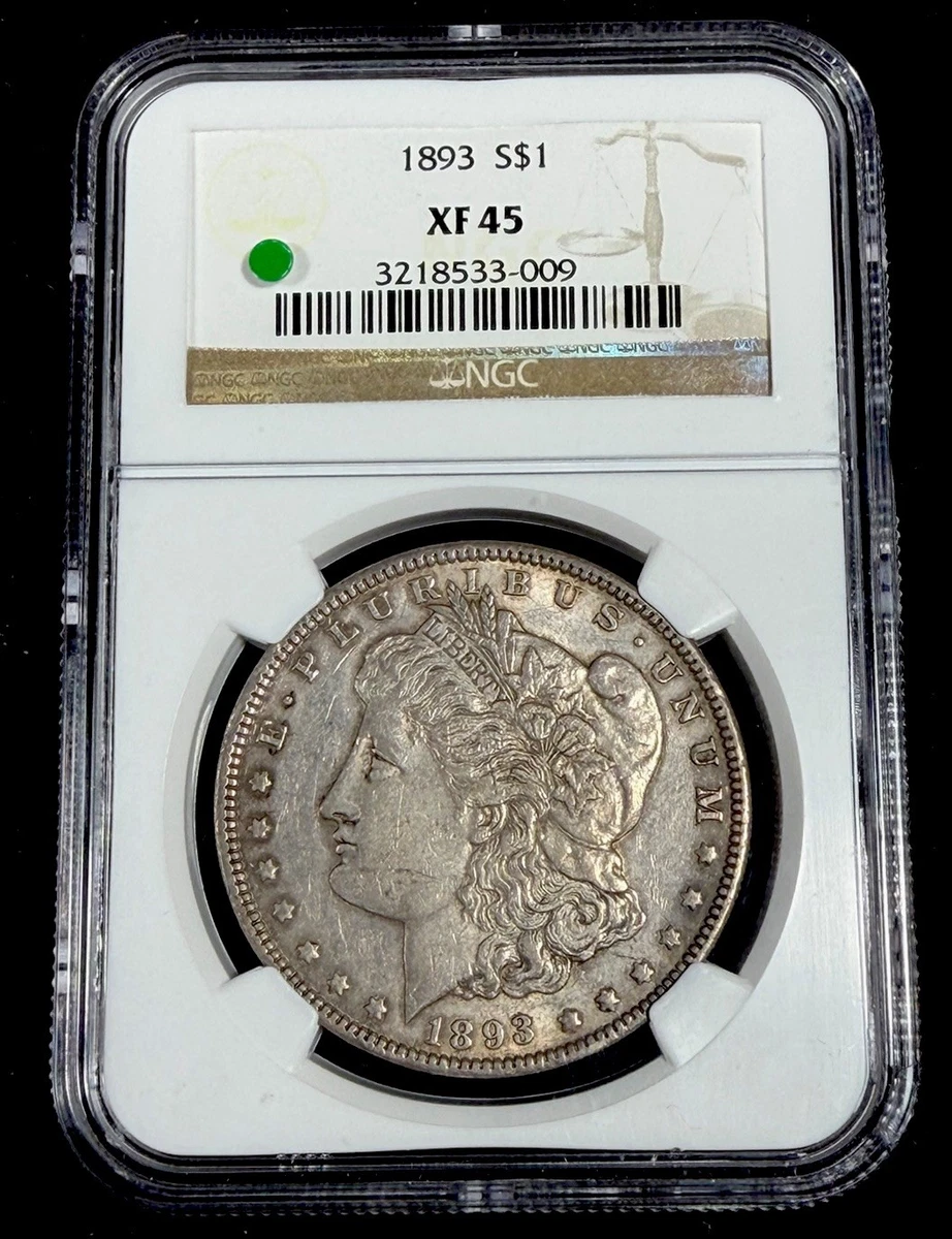 1893 Year Grade XF 45 US Morgan US Dollars (1878-1921) for sale | eBay