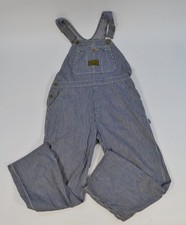 VTG Washington Dee Cee MFG Co Sanforized Blue White Pinstripe Stripe Bib Overall