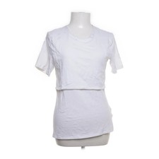 H&M, Still-Top, Größe: S, Weiß, Baumwolle/Elasthan, Einfarbig, Damen #sdb