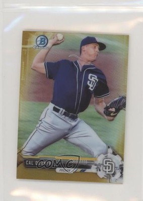 2017 Bowman Chrome Minis Prospects Gold Refractor 3/50 Cal Quantrill #BCP55 2h4