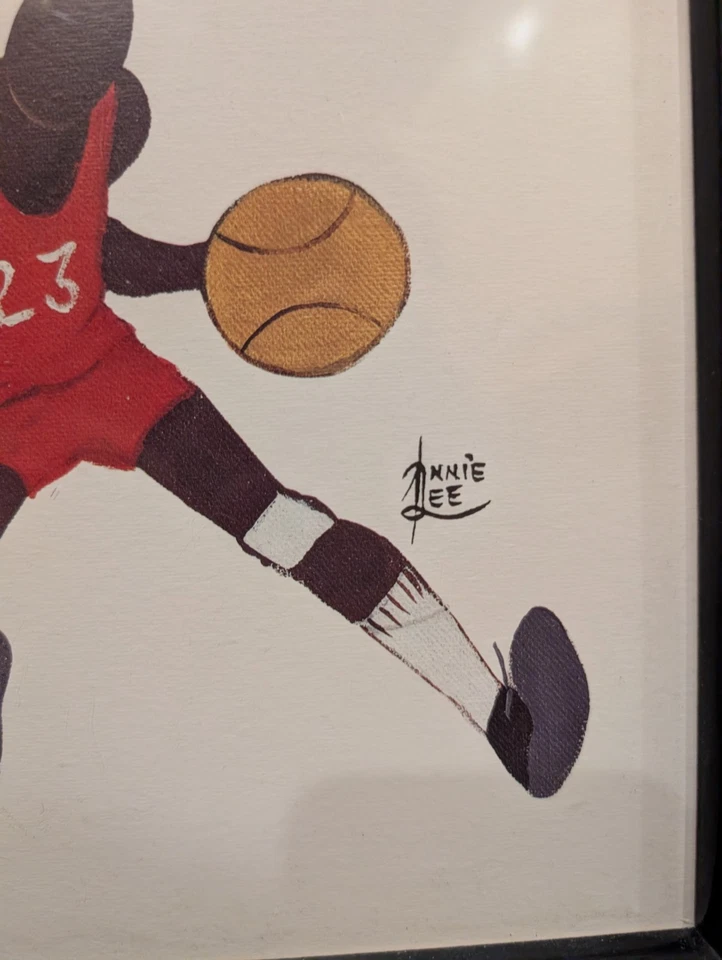 PREFERENCIA PERSONAL Annie Lee Enmarcado Michael Jordan - 11 x 2 Foto 3 de 4