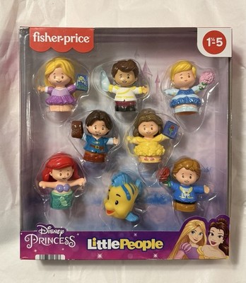 Little People Disney Prince And Princess 8 Figure Set