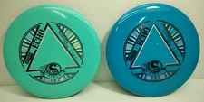 LOT of 2  STREAMLINE ECHO NEUTRON MIDRANGE DRIVER Disc Golf GREEN BLUE USA MADE