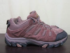 Highland Creek Apex Brown Leather Nubuck Hiking Trail Shoes Size Men 8.5