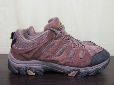 Highland Creek Apex Brown Leather Nubuck Hiking Trail Shoes Size Men 8.5