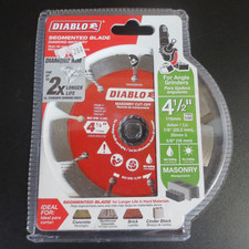 Diablo Tools 4 1/2 Inch Segmented Rim Diamond Cut-Off Blade for Masonry - 2 PACK