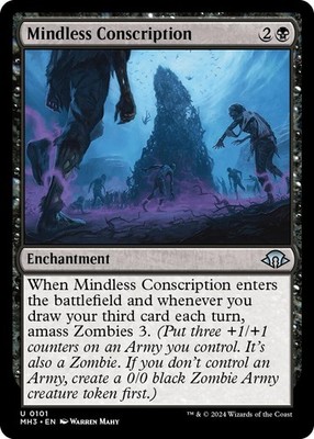 Mindless Conscription #101 (NM) MH3 MTG