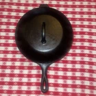 VINTAGE UNMARKED LODGE #8 CAST IRON DUTCH OVEN WITH LID 1945-1955