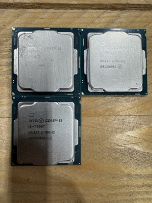 LOT OF 3 Intel Core i5-7500T SR337 2.70GHz 6 MB Cache 4 Core CPU Processor