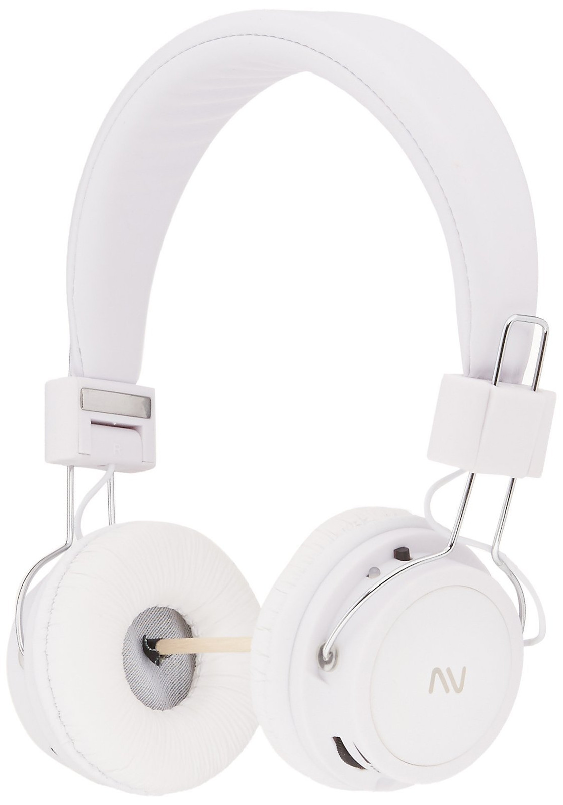 Nutek HP77MF2 Wireless Headphones in White