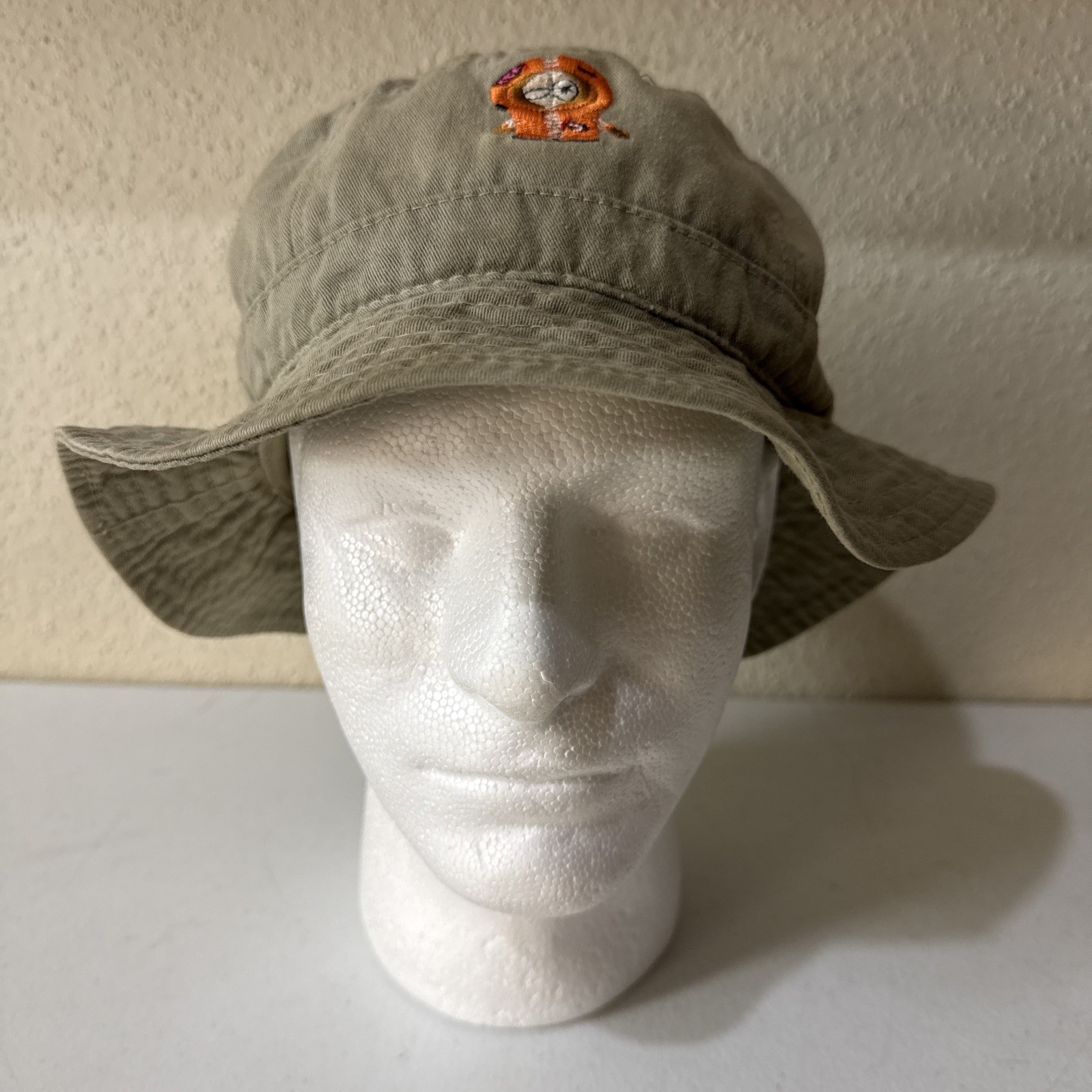 RARE Vintage 90s South Park “Dead Kenny” Embroidered Bucket Hat Sz LARGE 1998 image 2