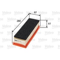Valeo Luftfilter Filtereinsatz FüR Fiat 500 1.2 Ford KA Ypsilon 585181