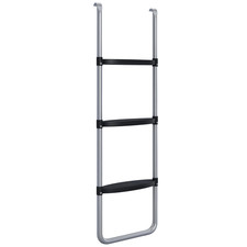 Image of SPORTNOW 2 Steps/3 Steps Galvanised Steel Trampoline Ladder Climbing