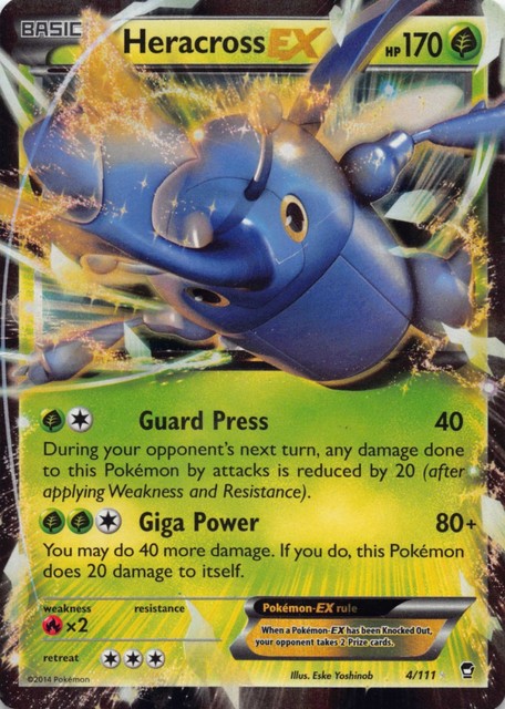 Heracross EX #4 (Furious Fists (2014))