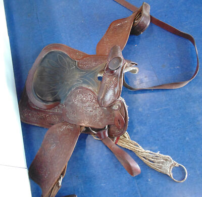 Simco Leather Western Trail Horse Saddle 15''