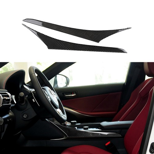 Juego completo de 11 molduras interiores de fibra de carbono para accesorios Lexus IS250 2014-18 - Imagen 7 de 10