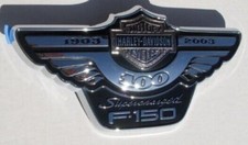 NOS Ford Truck Harley Davidson Emblem 100th Anniversary Supercharged F150