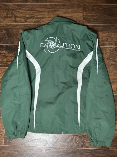 Sport-Tek Herren Gr. Medium grün Sport Windbreaker Jacke Evolution Fußball - Bild 2 von 5