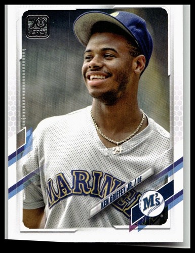 2021 Topps Update #US5b Ken Griffey Jr Short Print SP Smiling Seattle Mariners