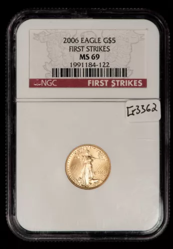 2006 G$5 1/10 oz Gold American Eagle - First Strike - NGC MS 69 - SKU-G3362