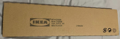 1 pack of 2 Ikea Besta Standard Hinges Part #318286 NEW
