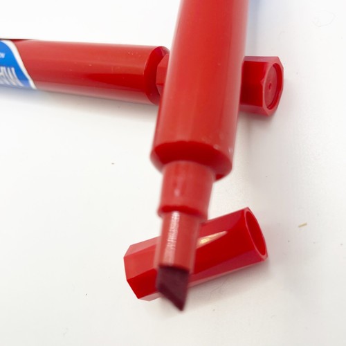 Marks-A-Lot Dennison Permanentmarker Meißel breite Spitze groß rot grün blau NEU - Bild 6 von 6