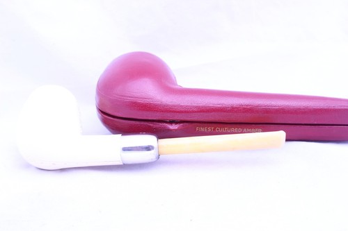 Pfeife, Pipe Pipa BLOCK MEERSCHAUMPFEIFE,ANDREAS BAUER, ohne Filter, 925 Silber - Bild 7 von 12