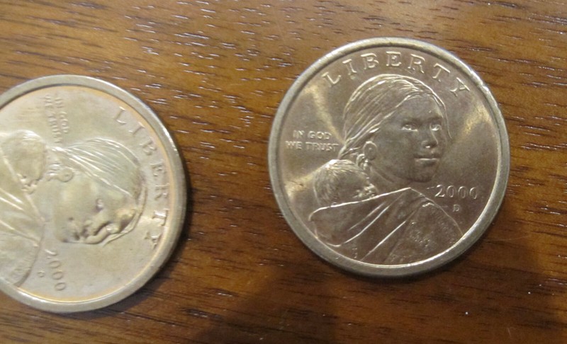 2000-D Sacagawea One Dollar Coin Lot of 11 Coins