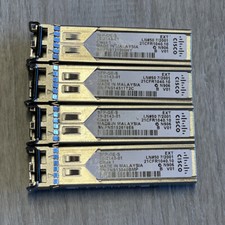 Lot of 4  Cisco SFP-GE-S Gbic 1000BASE-SX 1GE SFP Transceiver Module #M37-24