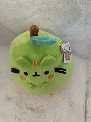 Original Pusheen Squisheen Green Pear Large 11" Soft Toy/ Cushion Super Cute! - Picture 8 of 13