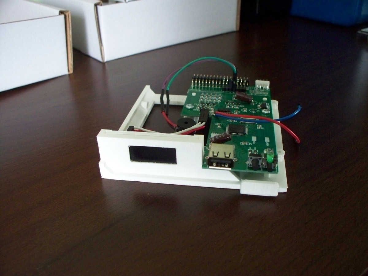 Amiga 1200 GOTEK 3D Printed FLASH FLOPPY OLed White DISPLAY 435