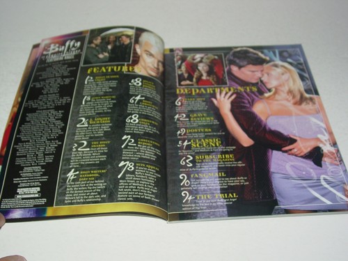 BUFFY VAMPIRE SLAYER ANGEL TV Show Magazine #28 2007 Spike Gellar Horror #1 - Picture 3 of 6