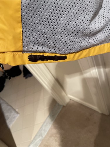 The Black Dog Kids' Classic Raincoat Jacket Yellow Size L - Picture 3 of 5