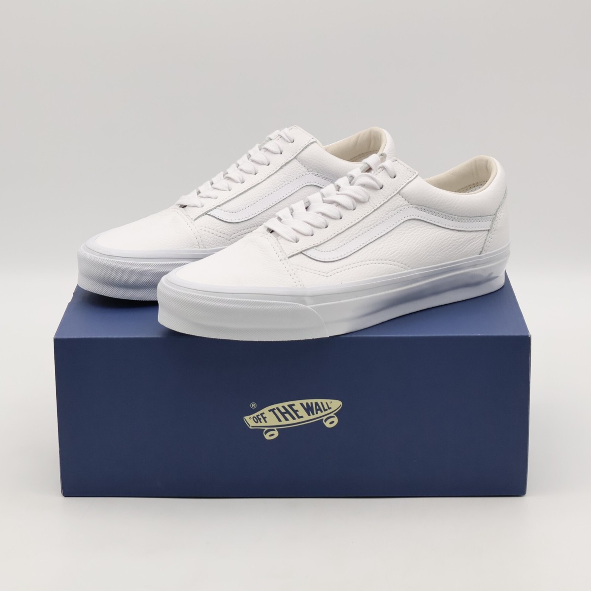 VANS★OLD SKOOL REISSUE 36 LX★兼用★LEATHER WHITE/WHITE VN000CQDWWW Vans Old Skool 36 LX Leather White (Men's) | eBay