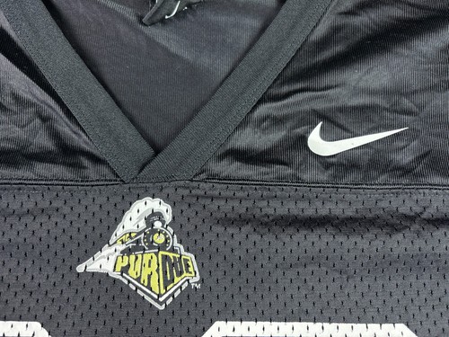Nike Purdue Boilermakers Football Jersey Mens 2XL Black #82 Dri Fit - Picture 3 of 6