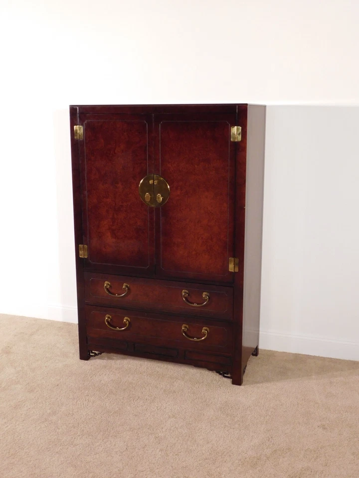 White Furniture Mandarin Collection Chippendale Gentleman's Chest Highboy - Image 4 of 4