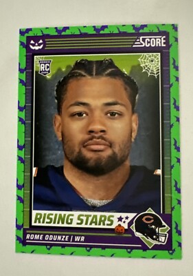 ROME ODUNZE 2024 Score-A-Treat RC Rookie Rising Stars Green Bats #44 Bears