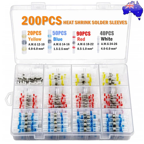1000Pcs Solder Seal Sleeve Waterproof Heat Shrink Butt Wire Connectors Terminals - Picture 11 of 16