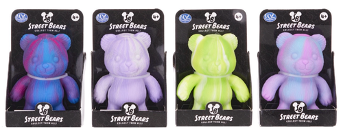SENSORY SQUISHY SQUEEZY FIDGET 2-TONE STREET BEARS ONE PROVIDED ADHD ASD - Picture 3 of 3