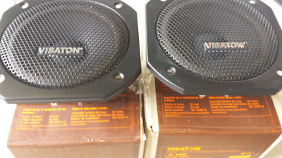 2x Genuine Visaton C100 4 Ohm 2x 30W ideal for car truck camper 100mm