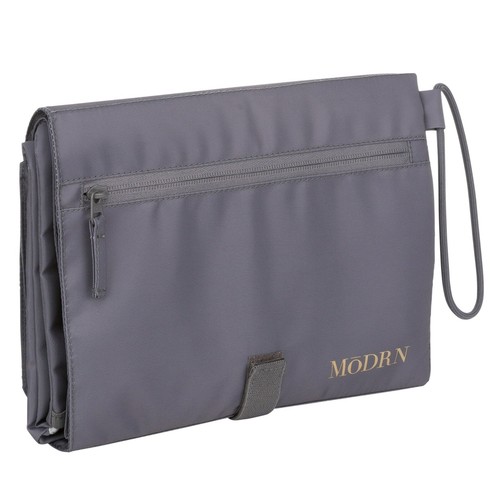 Modrn Lulu Waterproof Newborn Portable Foldable Diaper Changing Pad Gray Nylon - Picture 13 of 13