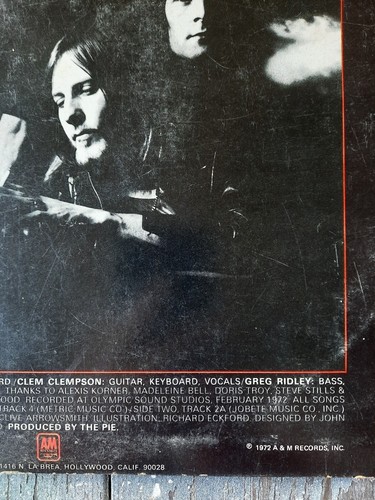 Humble Pie: Smokin' Vinyl LP A&M SP 4342 - Picture 11 of 11