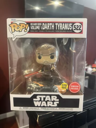 Funko Pop Deluxe Star Wars Darth Tyranus Count Dooku Gamestop Exclusive